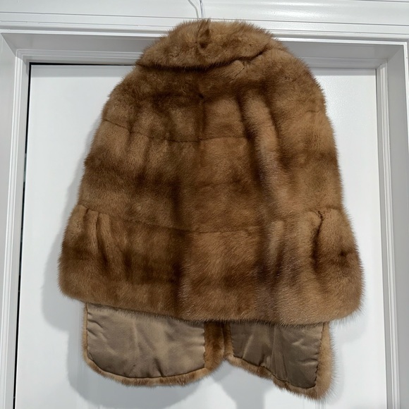 COPY - Genuine mink fur cape vintage - Picture 2 of 3